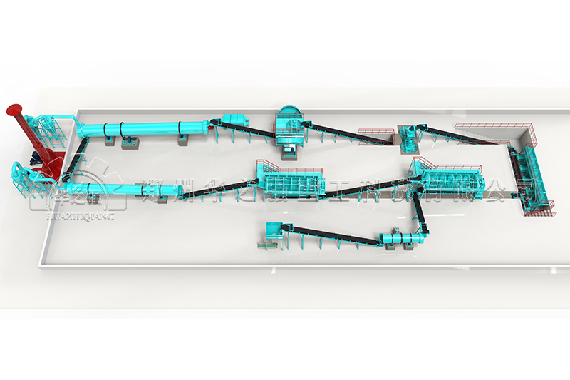 鸡粪颗粒有机肥生产线的有哪些步骤？